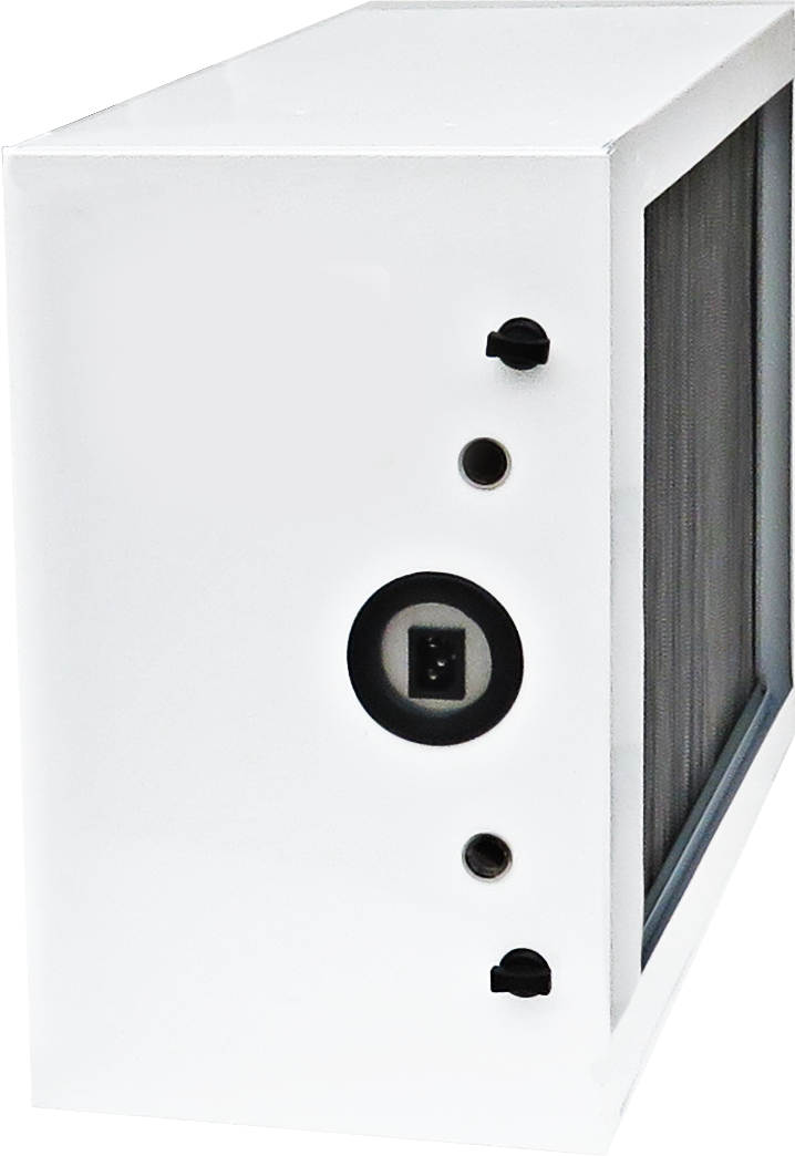 Hi-Velocity HEPS-1750 Air Purification System c/w MERV-13 Filter — heps 1750 side view