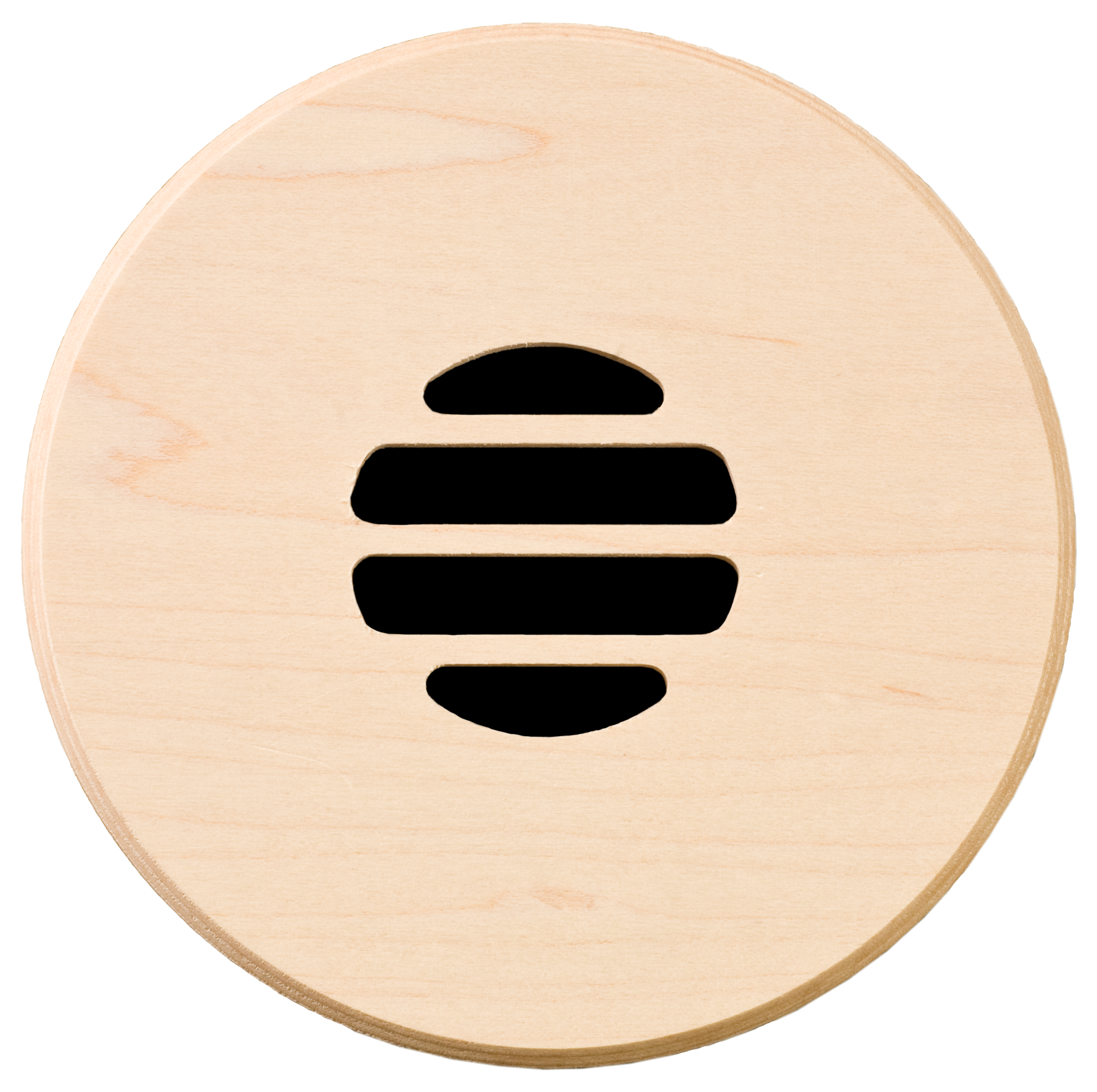 Hi-Velocity 2" Unfinished Maple Vent Plate — 2in unfinished maple