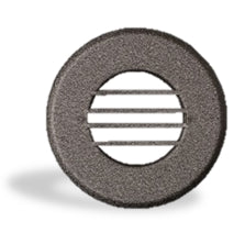 Hi-Velocity HE Black Wrinkle Vent Plate — black wrinkle front