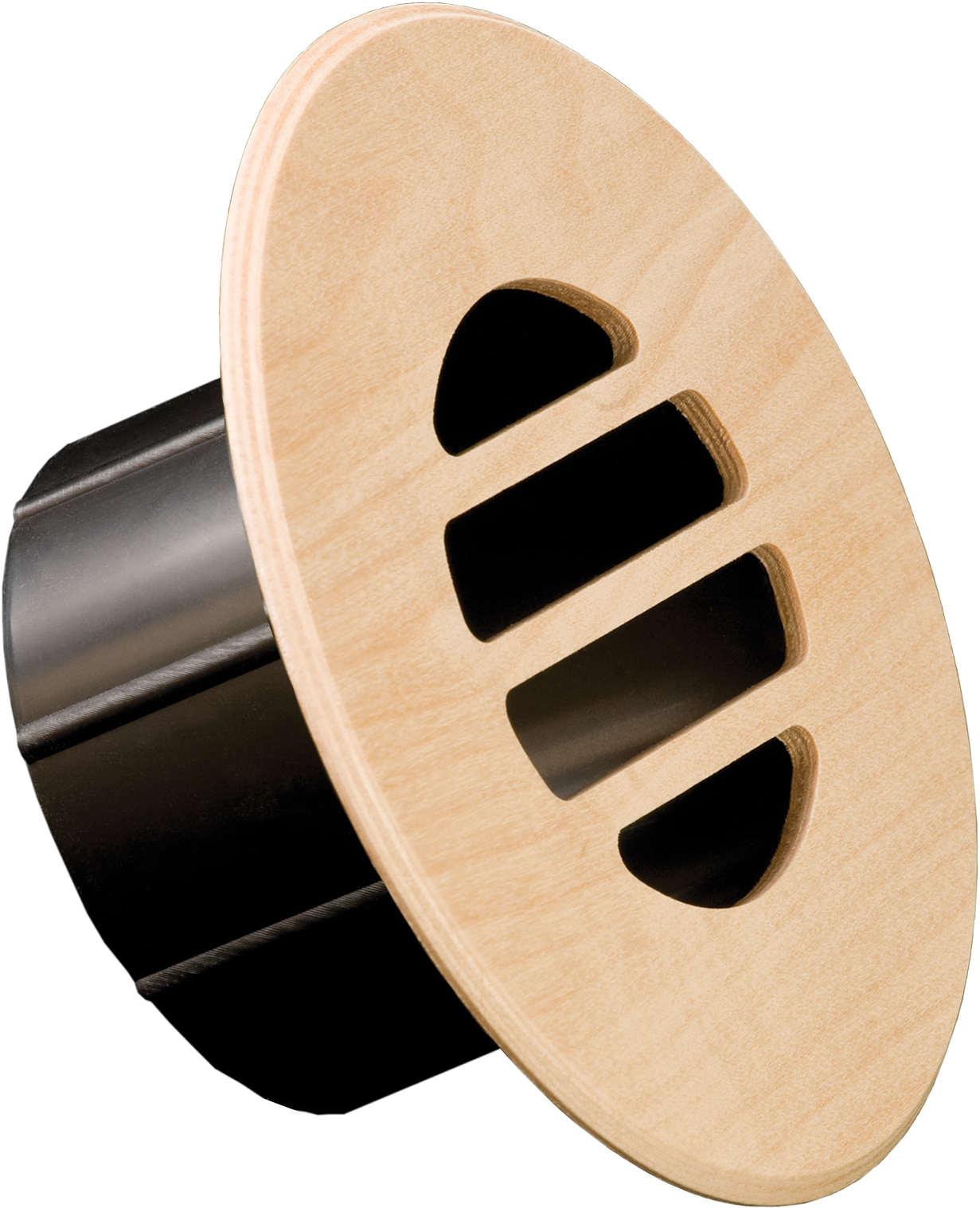 Hi-Velocity HE Unfinished Maple Vent Plate — he unfinished maple side