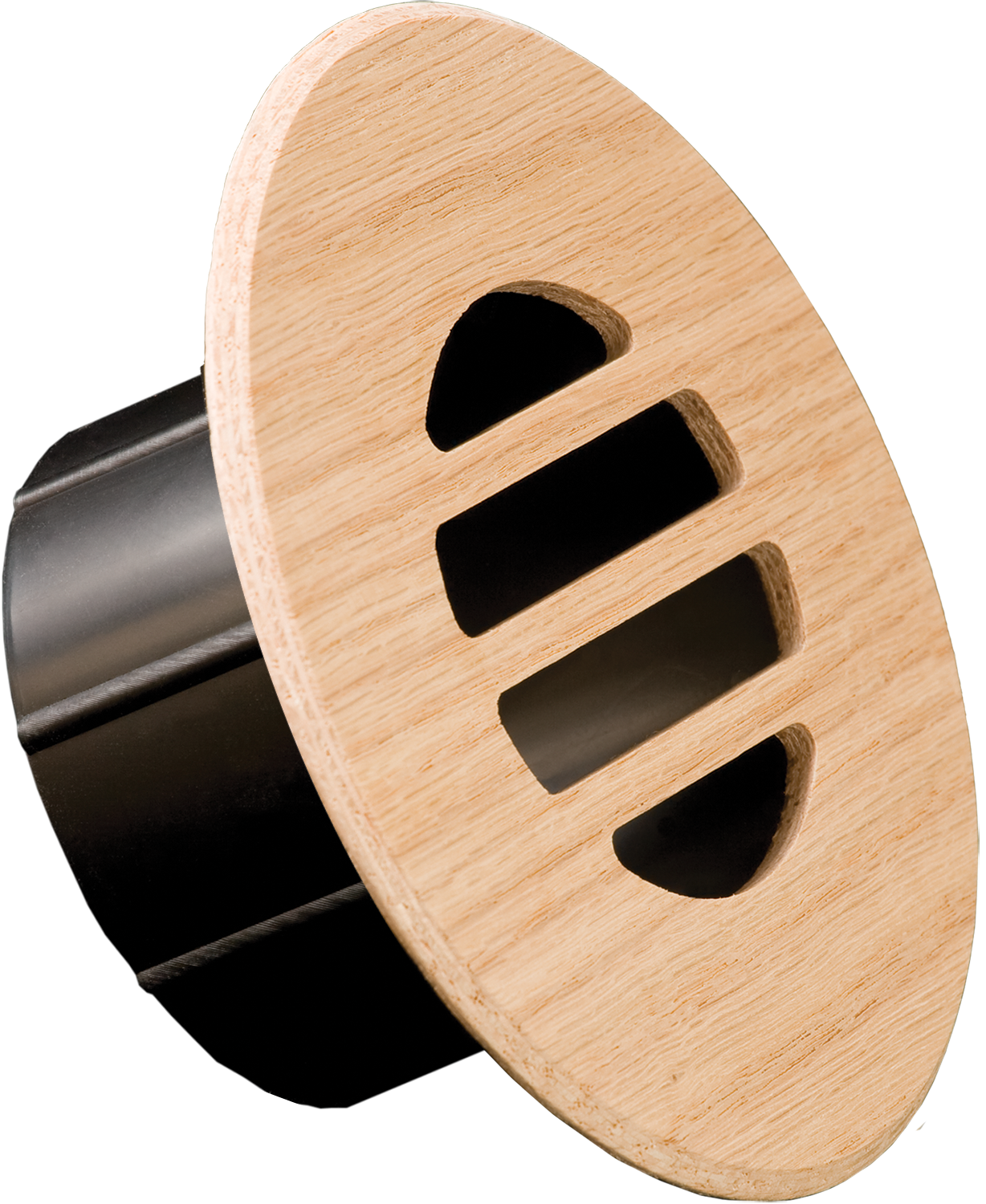 Hi-Velocity HE Unfinished Oak Vent Plate — he unfinished oak side
