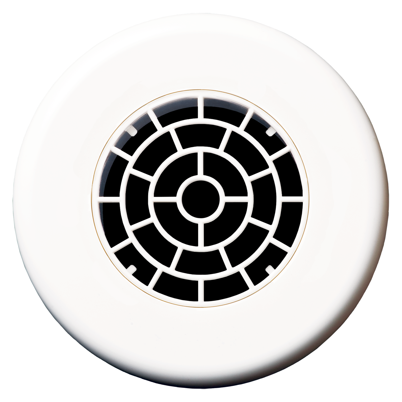 Hi-Velocity HE White Plastic Vent Plate — he white plastic front