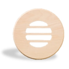 Hi-Velocity HE Unfinished Maple Vent Plate — unfinished maple front
