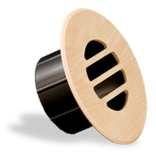 Hi-Velocity HE Unfinished Maple Vent Plate — unfinished maple side