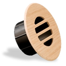 Hi-Velocity HE Unfinished Oak Vent Plate — unfinished oak side