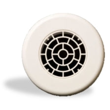 Hi-Velocity HE White Plastic Vent Plate — white plastic front