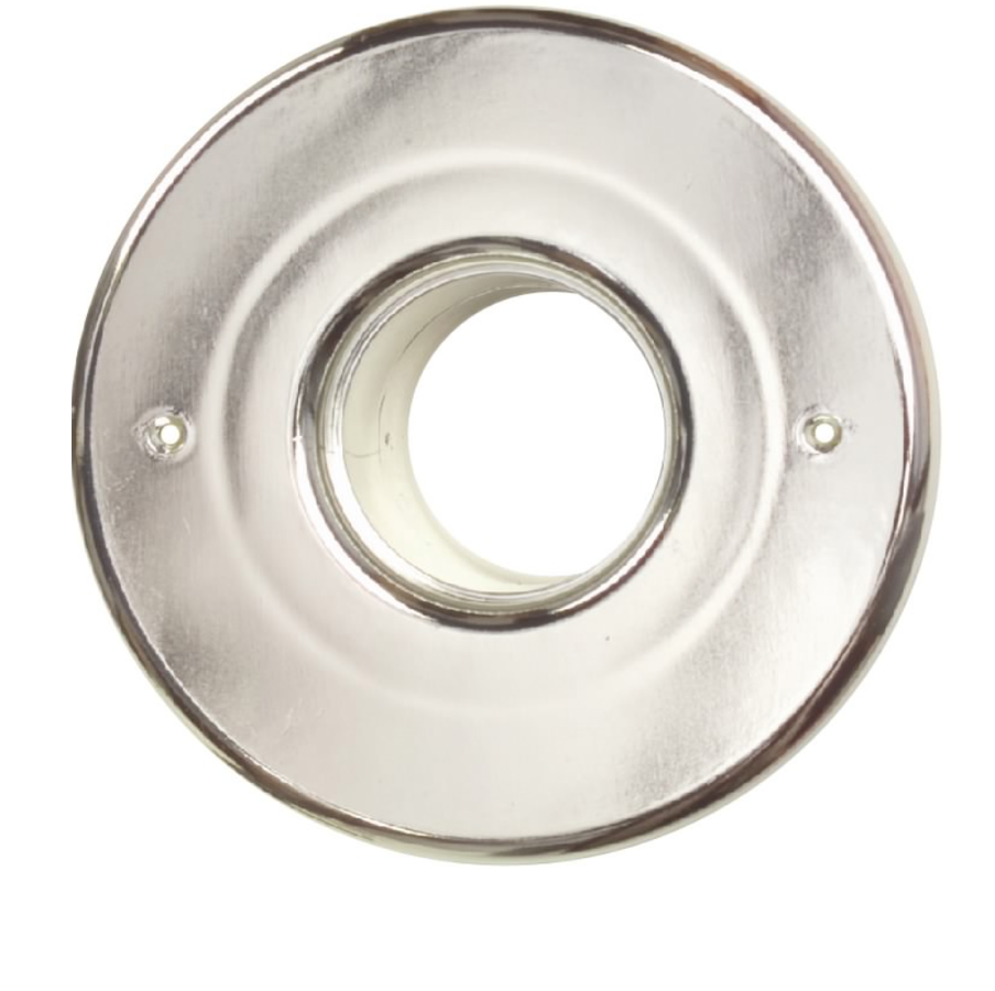 UPC-56B-CHR - 2" Chrome Finish Supply Outlet, Round, Plastic - highvelocityoutlets-com