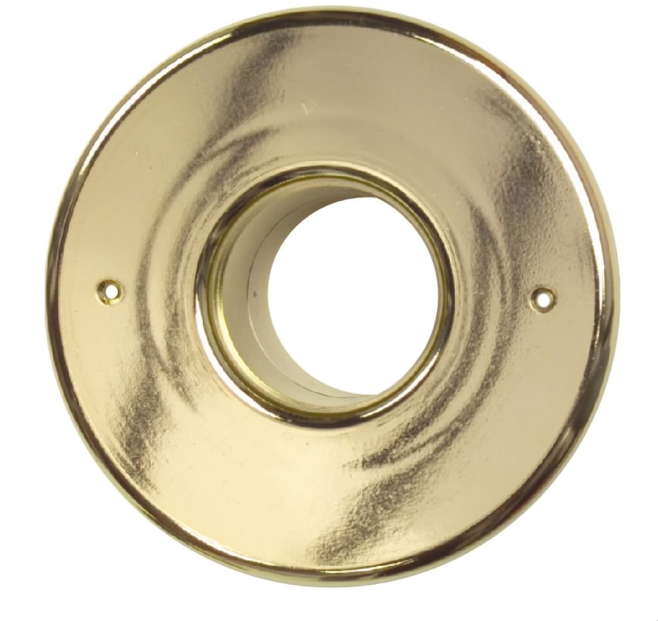 UPC-56B-BRS - 2" Supply Outlet, Round, Plastic, Brass Finish - highvelocityoutlets-com