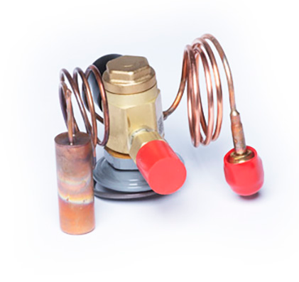 A02732-K01 - Válvula Unico, TX, R-410A, CBBIZE-2 (MC2430HX/CX, M1218CL2-E), rosca chatleff 2430 B y E