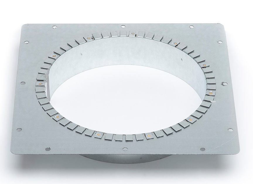 A01007-G02 - Adaptador, suministro, calentador WON, diámetro de 9"