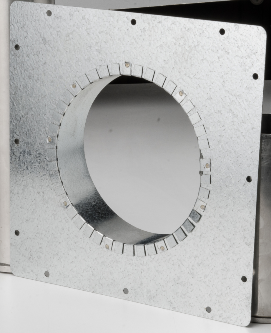 A01007-003 - Adapter, Supply, WON Heater, 10" diameter - highvelocityoutlets-com