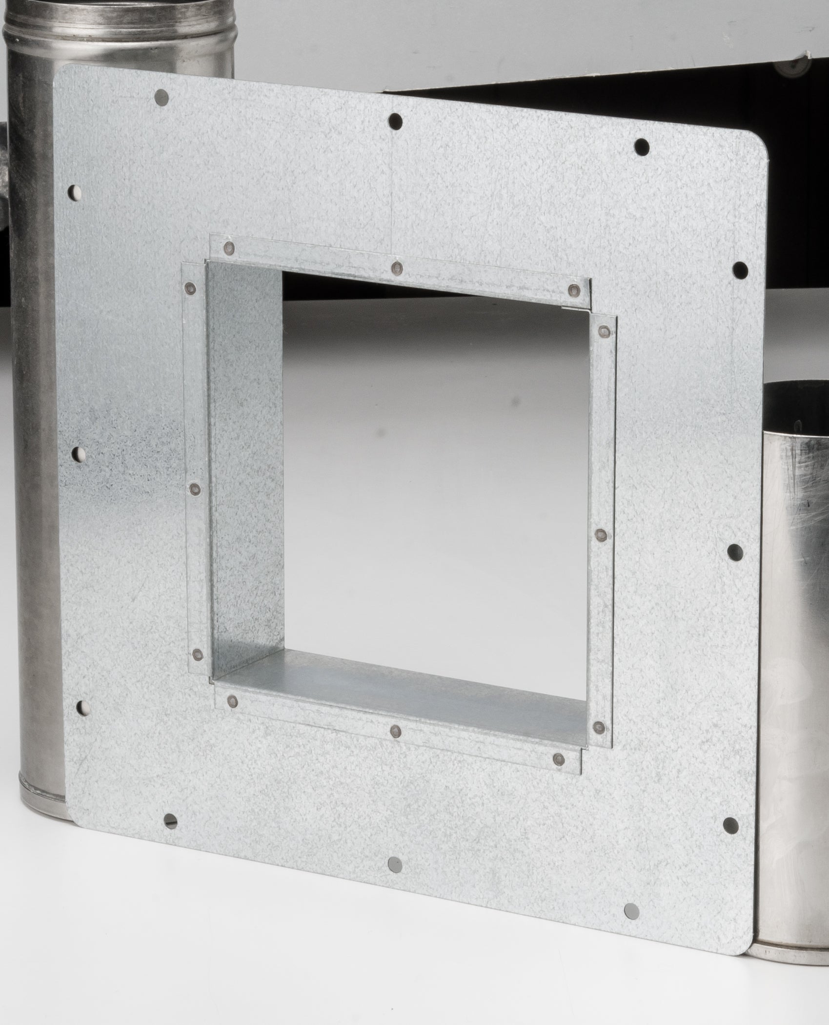 A01008-001 - Adapter, Supply, WON Heater, (for 6.5" sq. fiberglass) - highvelocityoutlets-com