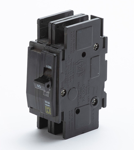 A01051-240 - Breaker, 2-pole, 40 amp (WON**02 series)