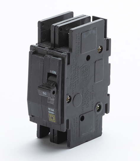 A01051-250 - Breaker, 2-pole, 50 amp (WON**02 series)