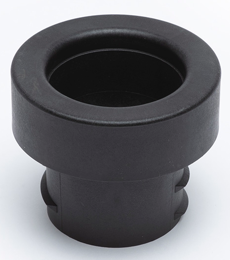 A01346-001 - Outlet, Supply, 2.5", Flangeless, Black