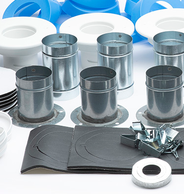 UPC-289MF-5 - Unico Installation Kit, 2.5", Rectangular Metal Plenum (5 outlets)