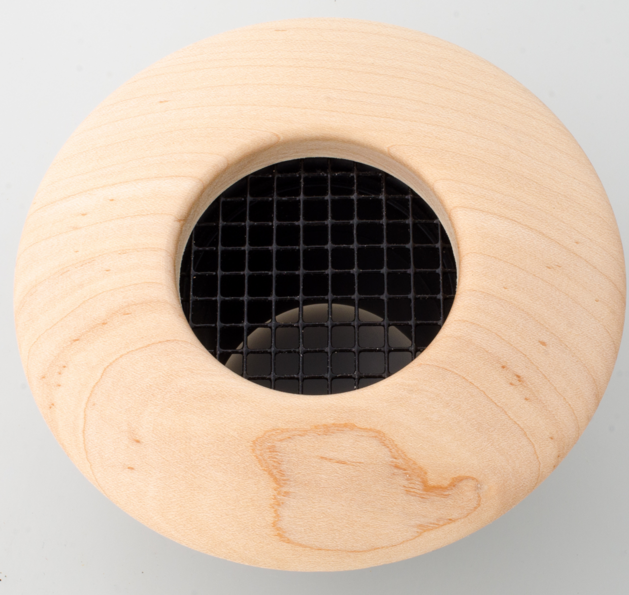 UPC-257-MA - 2.5" Maple Wood Supply Outlet, Round, The Unico System High Velocity Small Duct System - highvelocityoutlets-com