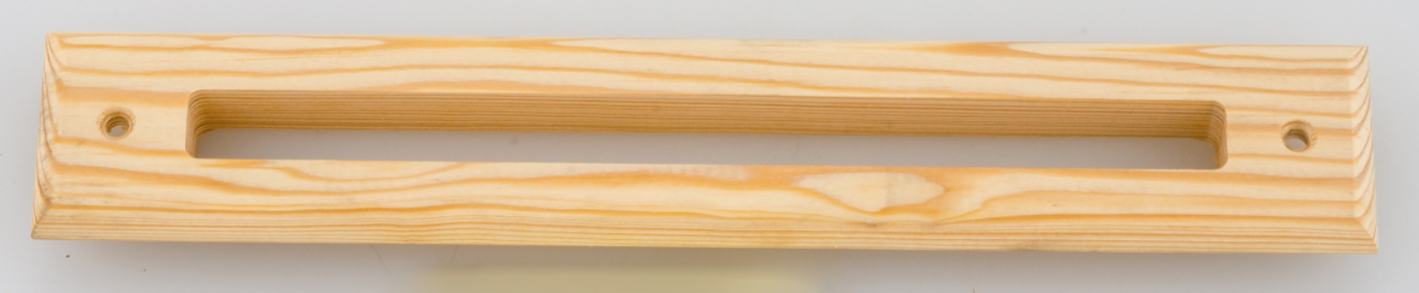 A00297-003-PI - Pine Wood Slotted Trim Plate for 2" UPC-67A and UPC-68 Supply Air Outlet - highvelocityoutlets-com