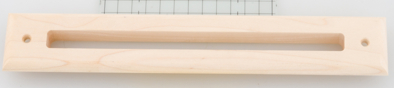 A00297-003-PO - Poplar Wood Slotted 2" Supply Air Outlet Trim Plate for UPC-67A and UPC-68 - highvelocityoutlets-com