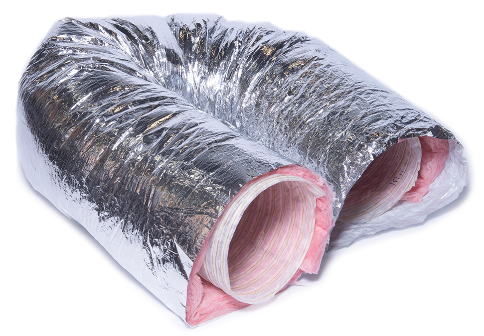 UPC-04R8-2430 - Return Air Duct , R-8.0, 14" D x 10 ft