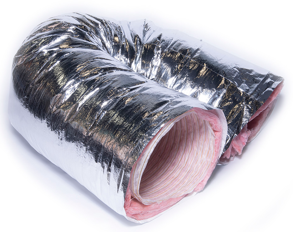 UPC-04R8-4860 - Return Air Duct, R-8.0 20 inch Diameter x 10 ft.