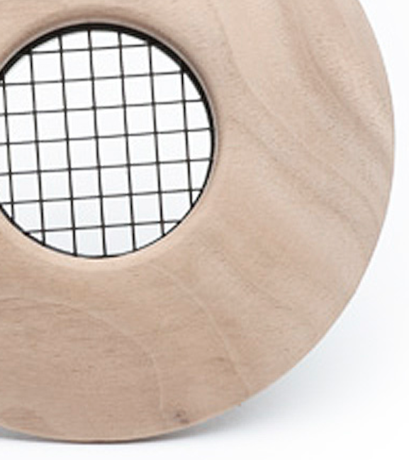 UPC-57T-WL-1 - 2" Outlet, TFS, Wood, Walnut, Face Plate Only