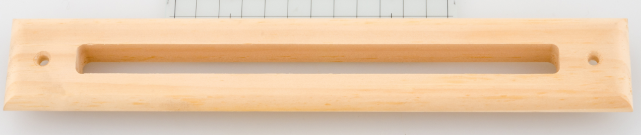 A00297-003-K - Slotted Knotty Pine Wood Trim Plate for 2" UPC-67A and UPC-68 - highvelocityoutlets-com