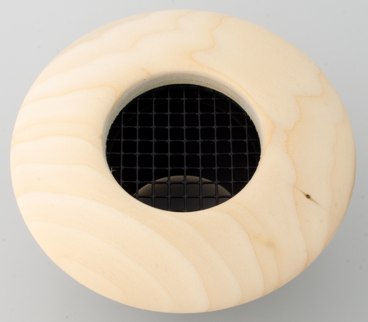 UPC-257-PO - 2.5 inch Poplar Wood Supply Outlet, Round - highvelocityoutlets-com