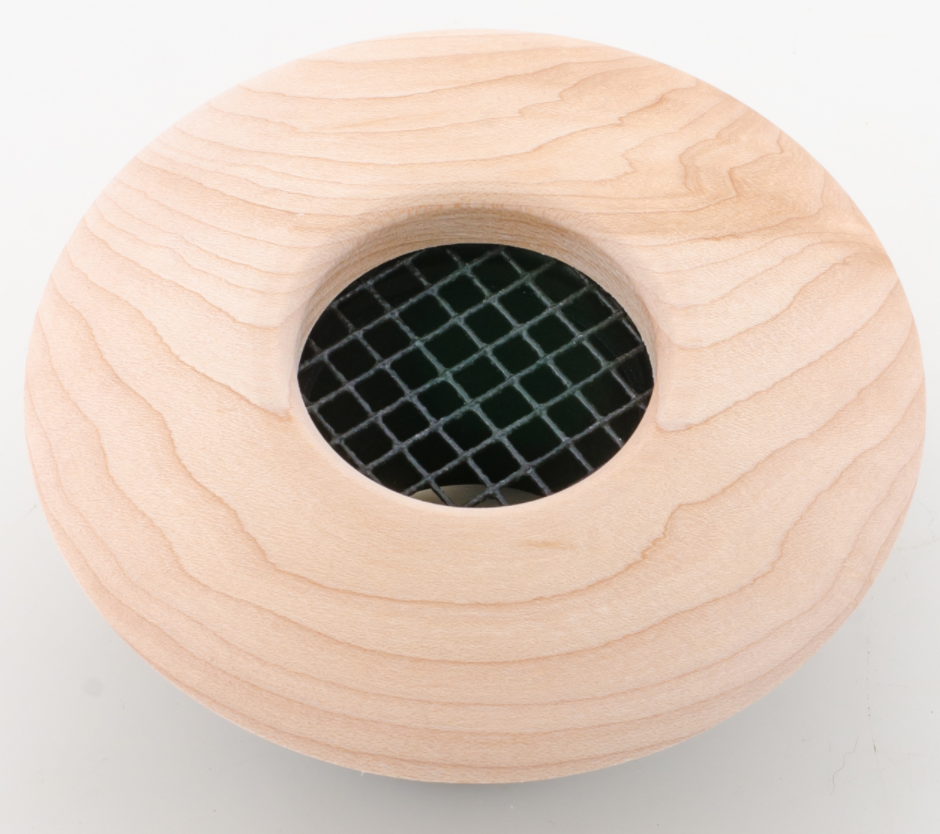 UPC-57-MA - 2" Supply Outlet, Round, Maple Wood - highvelocityoutlets-com