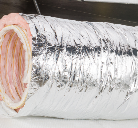 UPC-04-2430 - Unico Return Air Duct , R-4.2, 14" D x 10 ft. - highvelocityoutlets-com