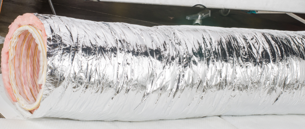 UPC-04R6-2430 - Return Air Duct , R-6.0, 14" D x 10 ft - highvelocityoutlets-com