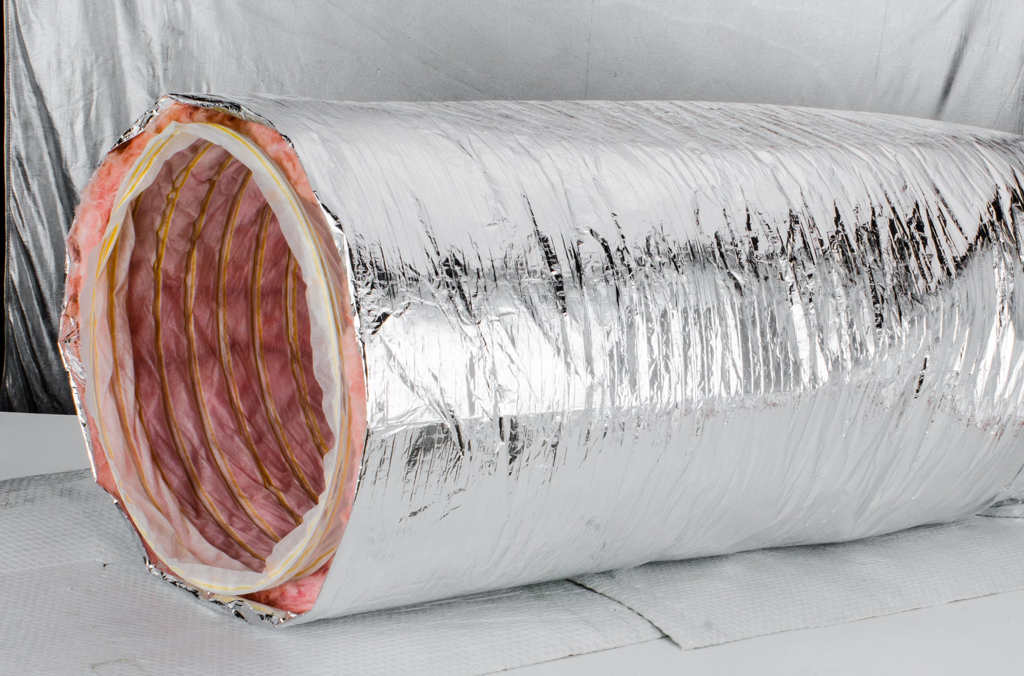 UPC-04R6-4860 - Return Air Duct, R-6.0, 20 inch Diameter x 10 ft - highvelocityoutlets-com