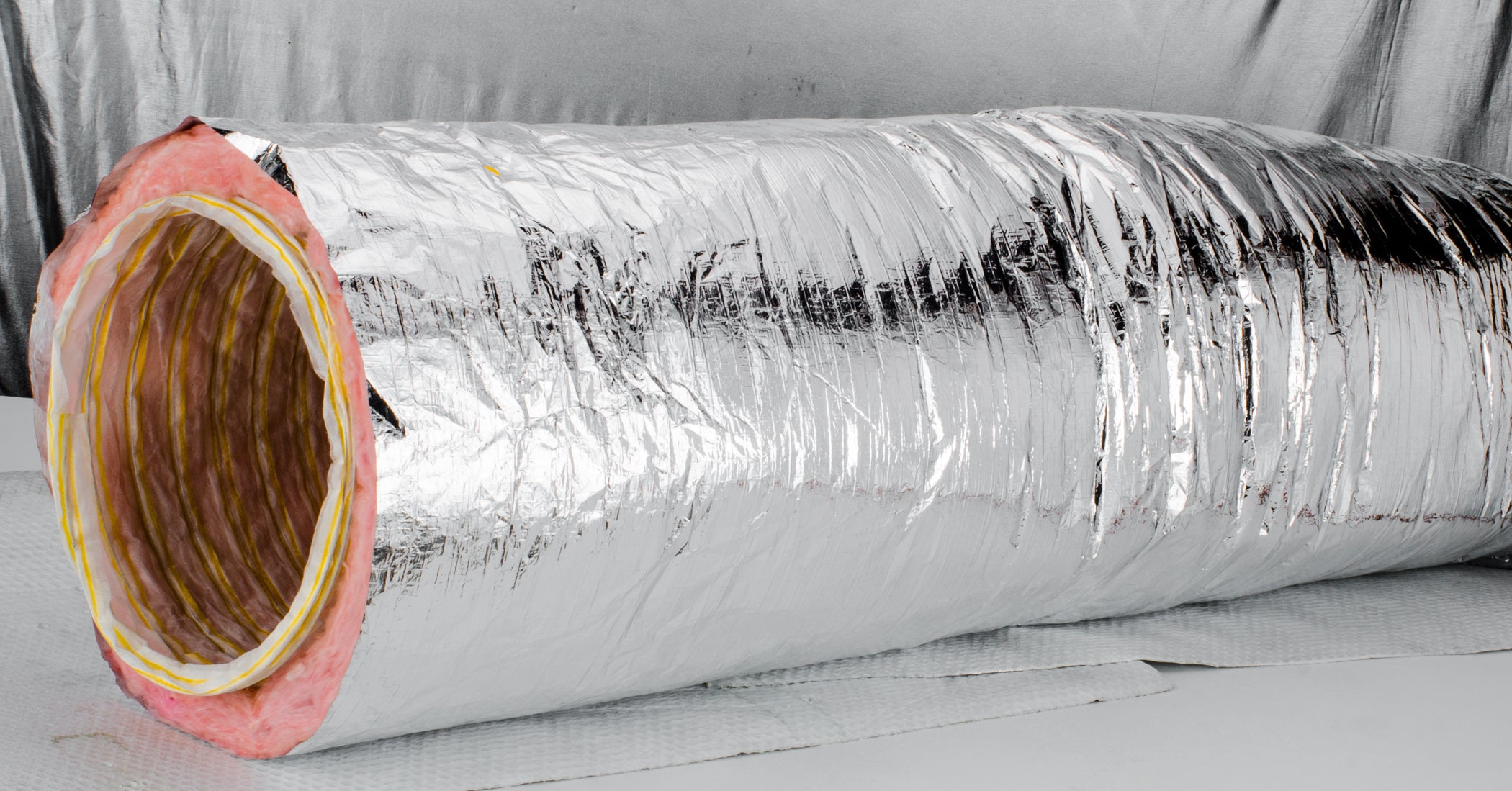 UPC-04R8-2430 - Return Air Duct , R-8.0, 14" D x 10 ft. - highvelocityoutlets-com