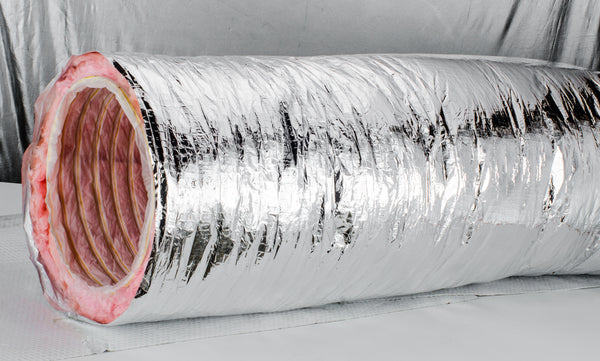 UPC-04R8-3036 - Return Air Duct , R-8.0, 16 D x 10 ft – High Velocity  Outlets