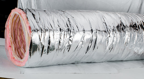 UPC-04R8-3642 - Return Air Duct , R-8.0, 18 D x 10 ft. – High Velocity  Outlets