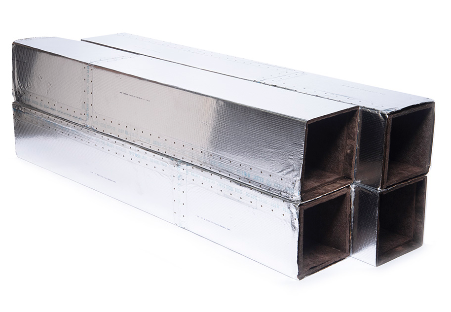 UPC-12-095S6-4 - Duct, Fiberglass, 9.5" x 9.5" x 6' long
