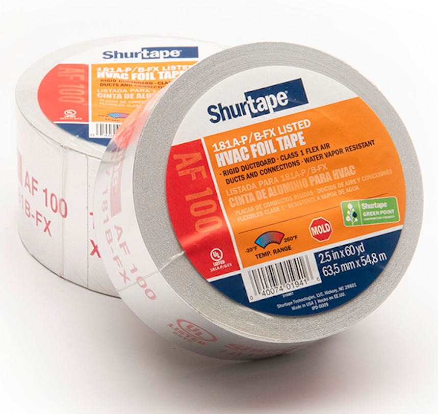 UPC-17B-FX - Cinta, sensible a la presión (aluminio), UL 181A-P - 181B-F/X, 2.5" x 180'