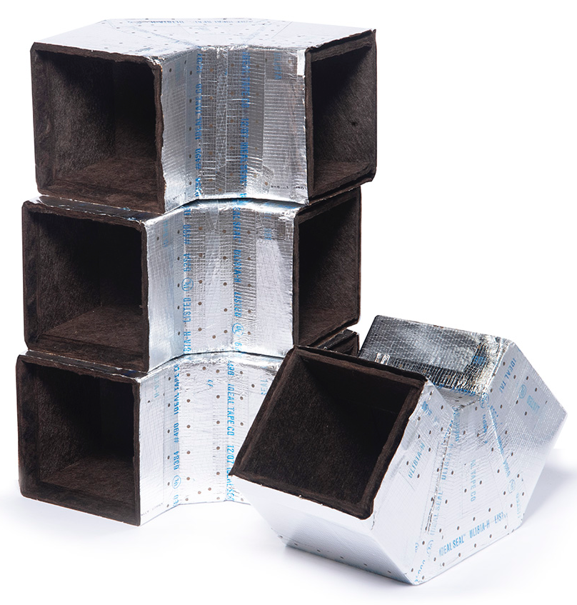 UPC-18-095S-4 - Codo, 90°, fibra de vidrio, 9,5" x 9,5" ID, paquete de 4