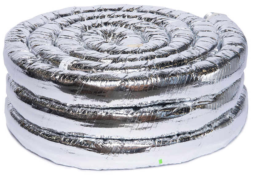 UPC-225-3 - Supply Tubing, Aluminum, 2.5" ID x 25'L R-3.3 (75 ft total)