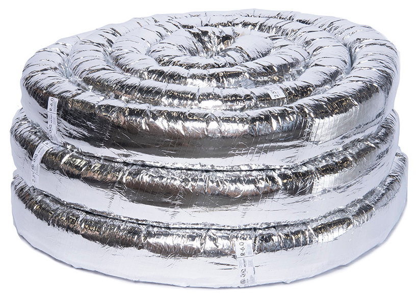 UPC-225-R6-3 - Tubo de suministro Unico, aluminio, 2.5" ID x 25'L, R-6.0 (75 pies en total)