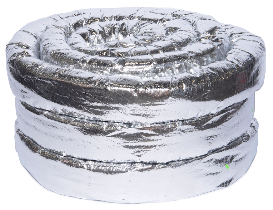 UPC-225-R8-3 - Unico Supply Tubing, Aluminum, 2.5" ID x 25'L, R-8.0 (75 ft total)