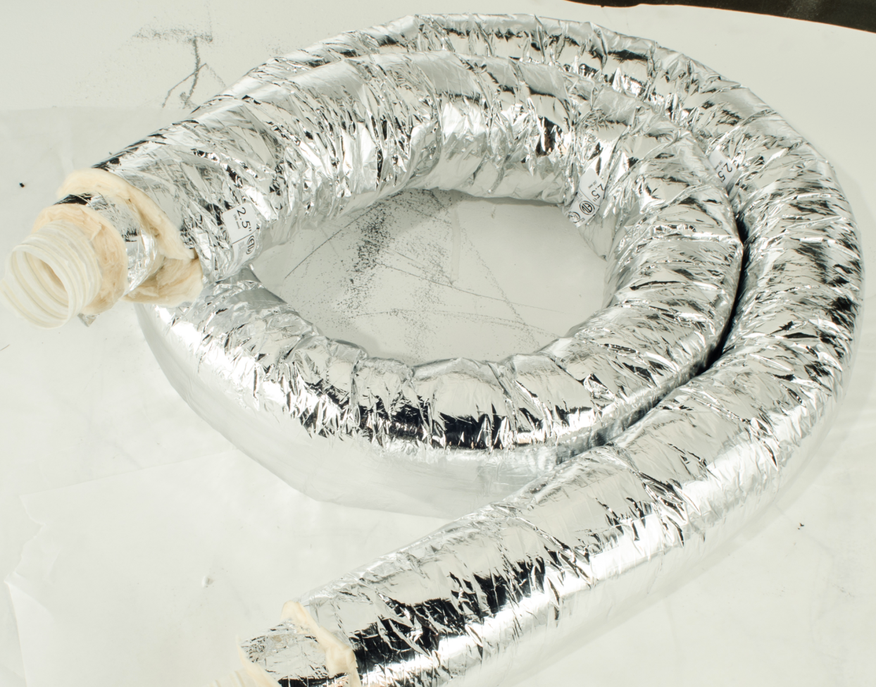 UPC-226-R6-5 - Unico Sound Attenuator Tubing, 2.5" ID x 12'L, R-6.0 (60 ft total) - highvelocityoutlets-com