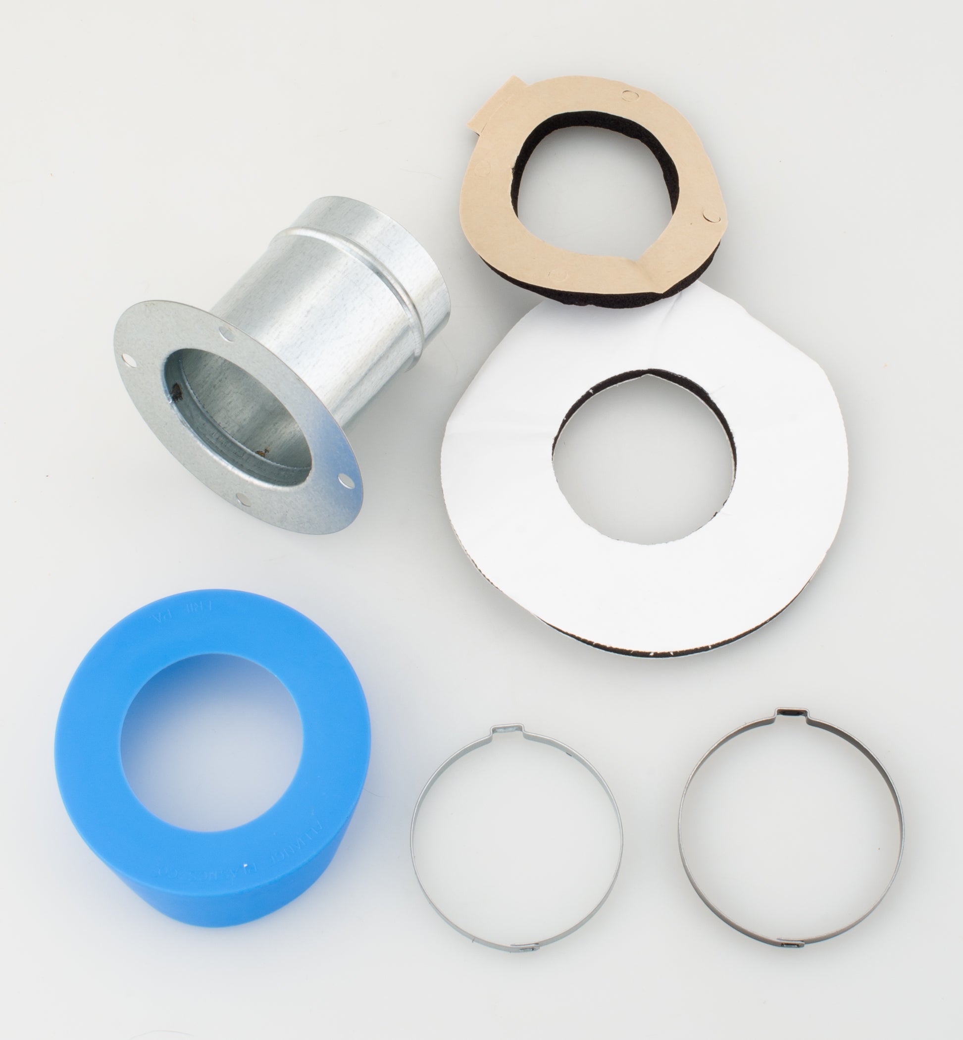 UPC-228F - Unico Flat Take-off, 2.5", for square metal plenum, includes gasket - highvelocityoutlets-com