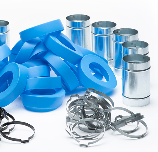 UPC-238-10 - Coupling, Duct, 2.5" Includes Clamps (makes 10 couplings/box)