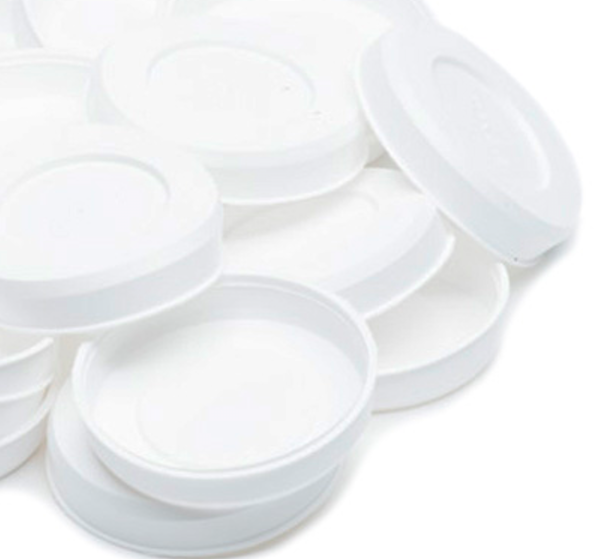 UPC-242-20 - 2.5" Summer/Winter Shut-off Plugs for The Unico System High Velocity Small Duct HVAC, White, Plastic, 20/box