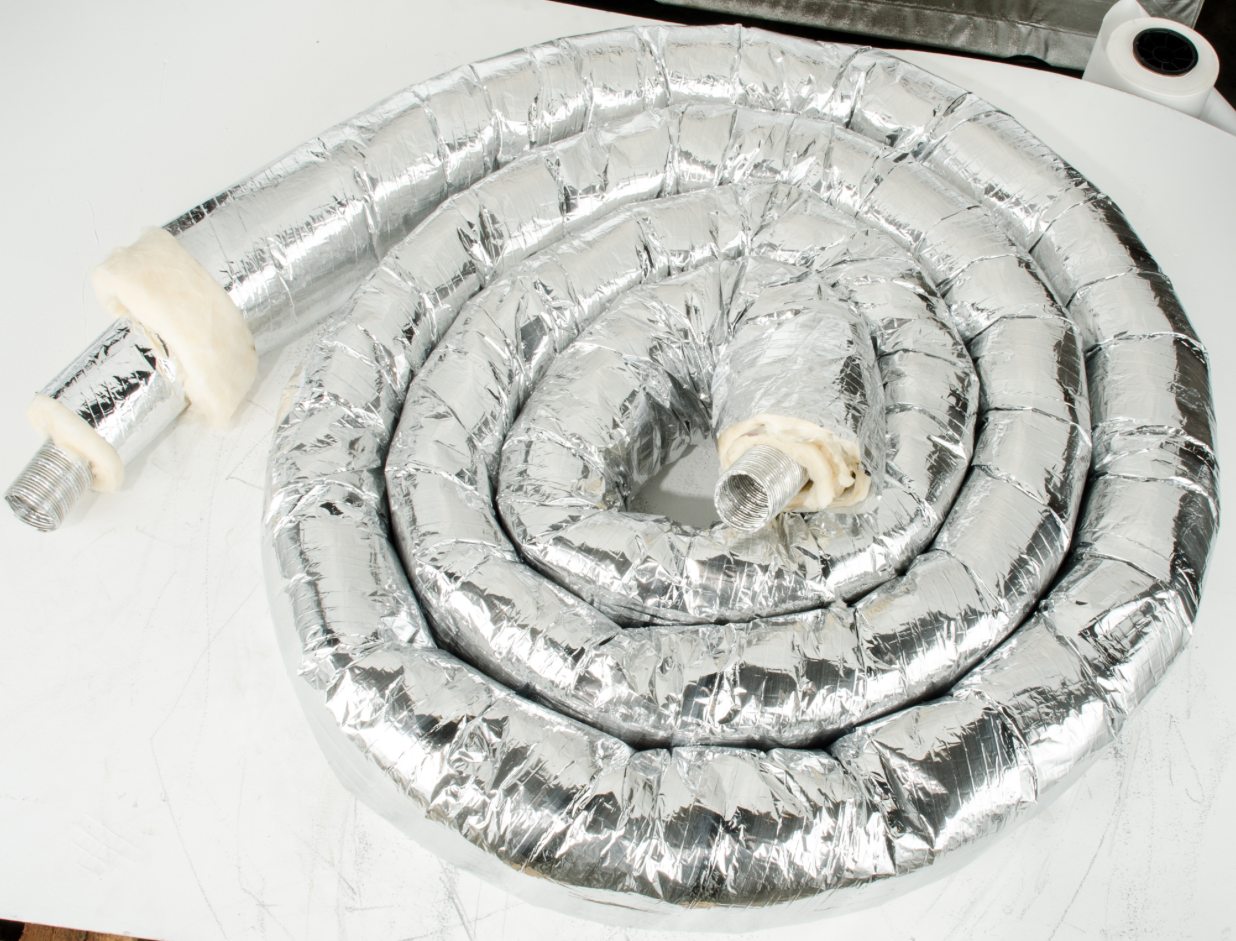 UPC-25-R8-4 - Unico Supply Tubing, Aluminum, 2" ID x 25'L, R-8.0 (100 ft. per box) - highvelocityoutlets-com