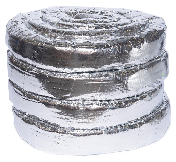 UPC-25-R8-4 - Unico Supply Tubing, Aluminum, 2" ID x 25'L, R-8.0 (100 ft. per box)