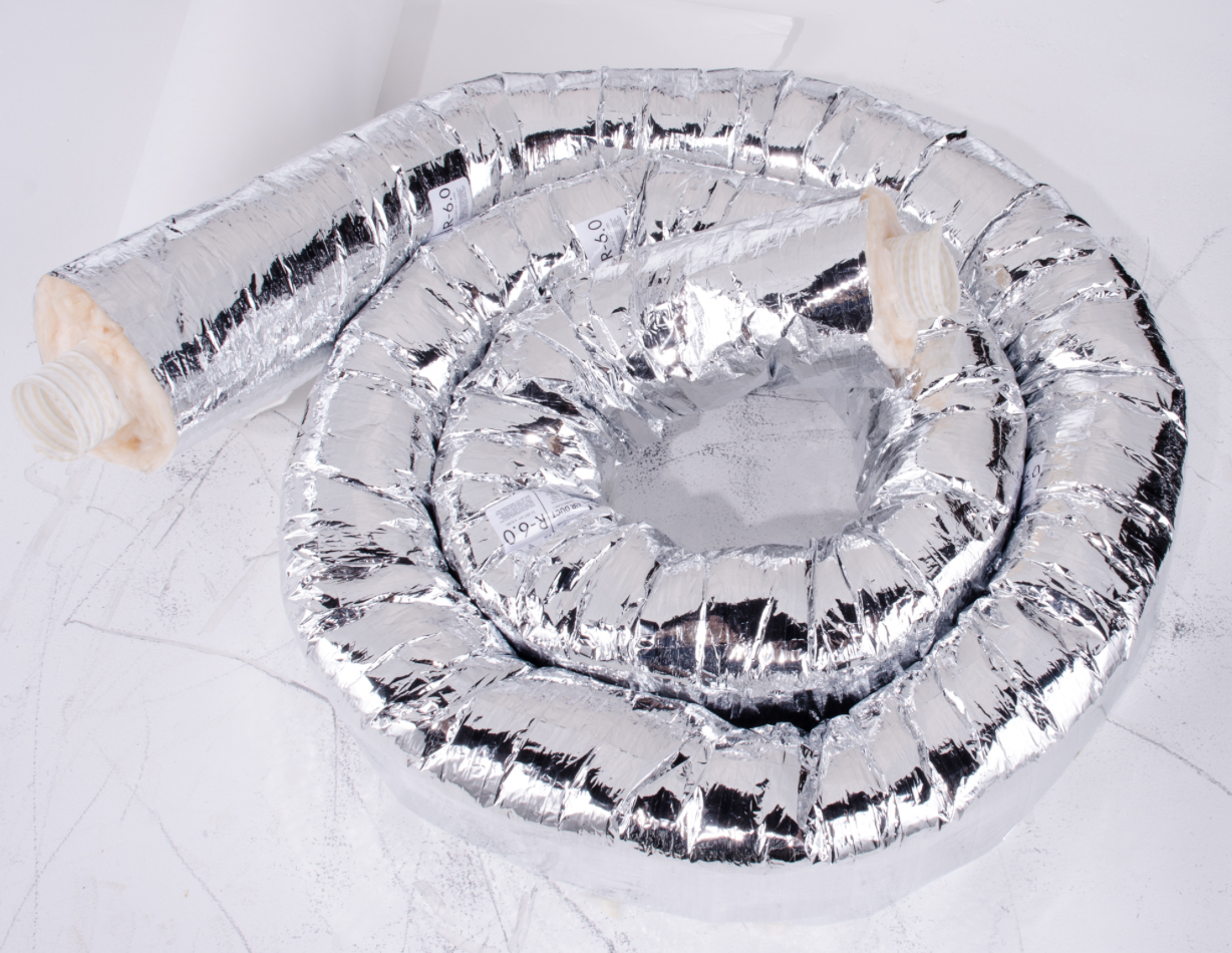 UPC-26CR6-6 - Sound Attenuator Tubing, 2" ID x 12'L, R-6.0 (72 ft. per box) - highvelocityoutlets-com