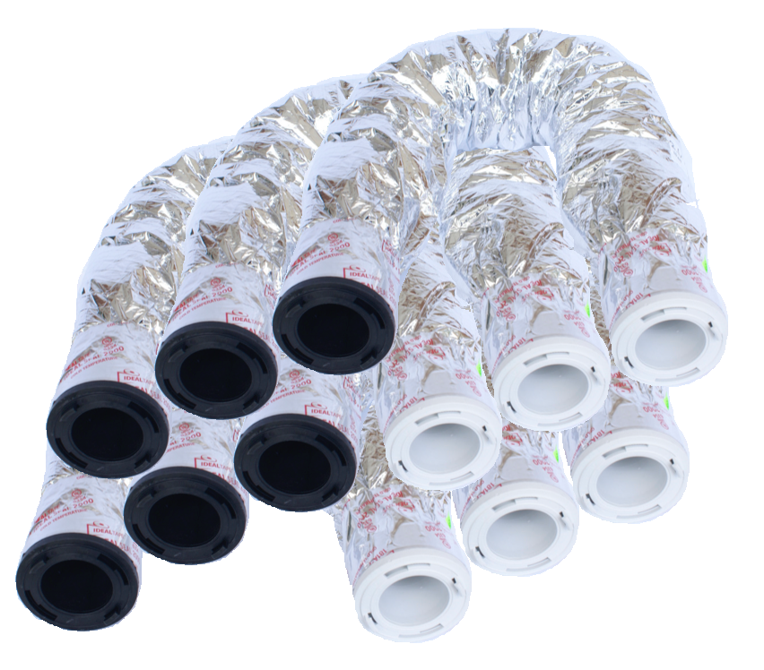 UPC-26TC03R4-6 - Tubo atenuador de sonido, TFS, acoplamientos adjuntos de 2" de diámetro interior x 3' de largo, R-4.2 (18 pies por caja)