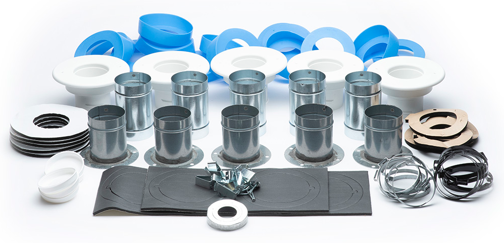 UPC-289MF-5 - Kit de instalación Unico, 2.5", Plenum metálico rectangular (5 salidas)